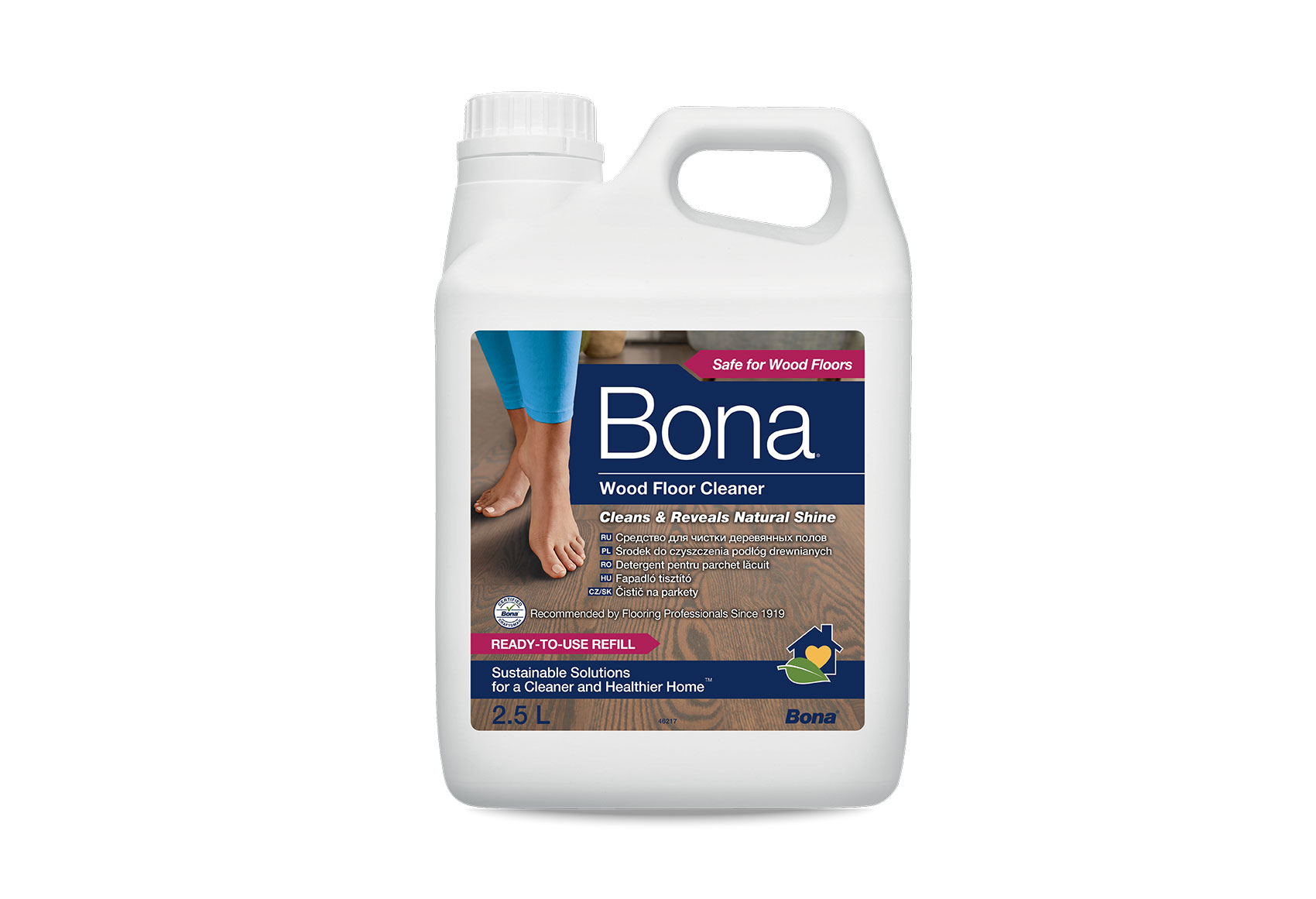 Bona Wood Floor Cleaner 850 ml Mop Refill